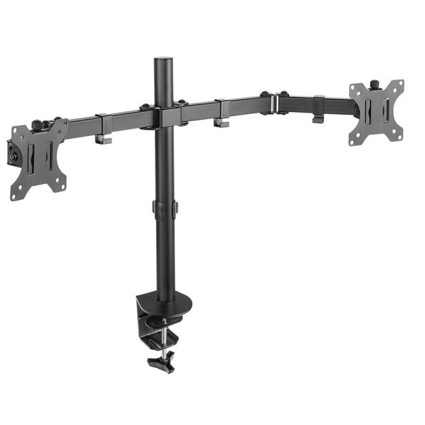 NOSILEC ZA MONITOR NEOMOUNTS GIBLJIVI NOSILEC ZA 2 MONITORJA 10-32", 8KG, FPMA-D550DBLACK