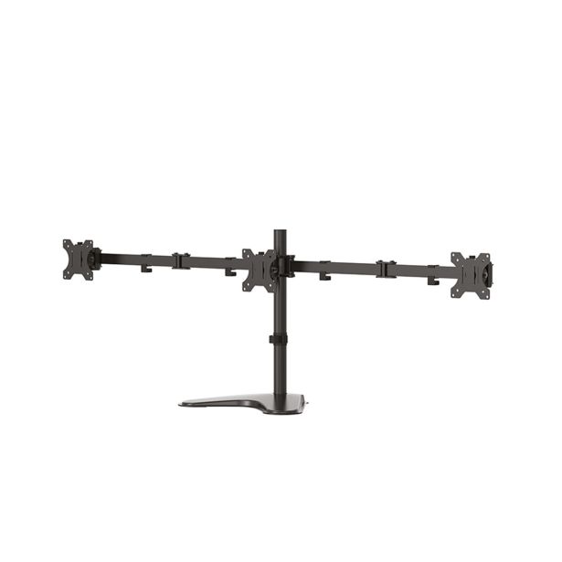 NAMIZ. STOJALO ZA MONITOR NEOMOUNTS GIBLJIVO NAMIZNO STOJALO ZA 3 MONITORJE 13-27", 6 KG, FPMA-D550DD3BLACK
