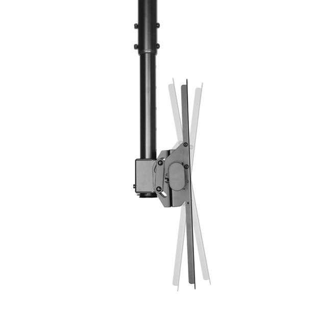 STROPNI NOSILEC ZA ZASLON NEOMOUNTS POLNO GIBLJIVI STROPNI NOSILEC - ZASLON 32-60", 50 KG, NM-C440BLACK