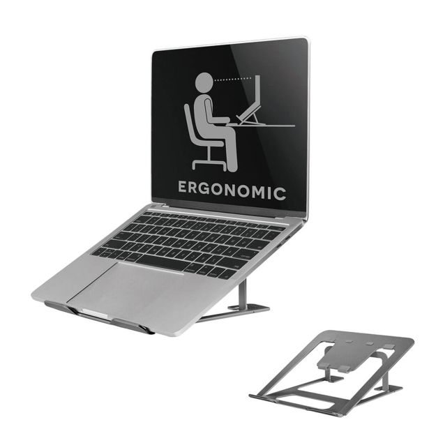 NOSILEC ZA TAB RAČUNALNIK NEOMOUNTS ZLOŽLJIVO STOJALO ZA PRENOSNIK 10-17" 5 KG, NSLS085GREY