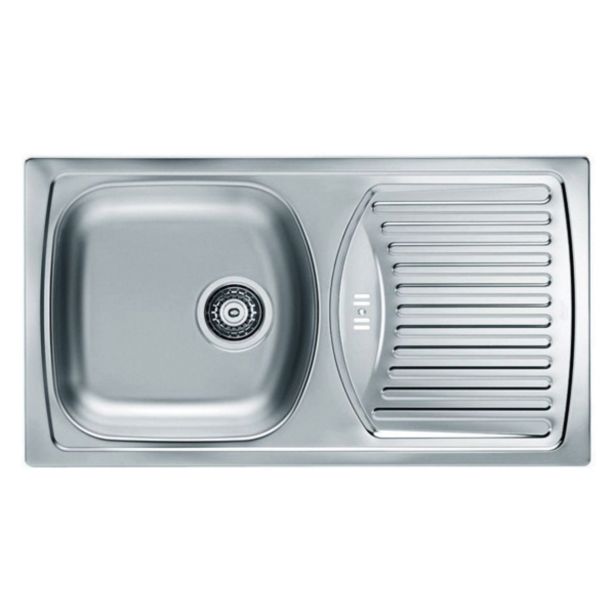 NERJAVNO POMIVALNO KORITO ALVEUS BASIC 150, LEINEN 780X435 MM IZTOK 88.9 MM