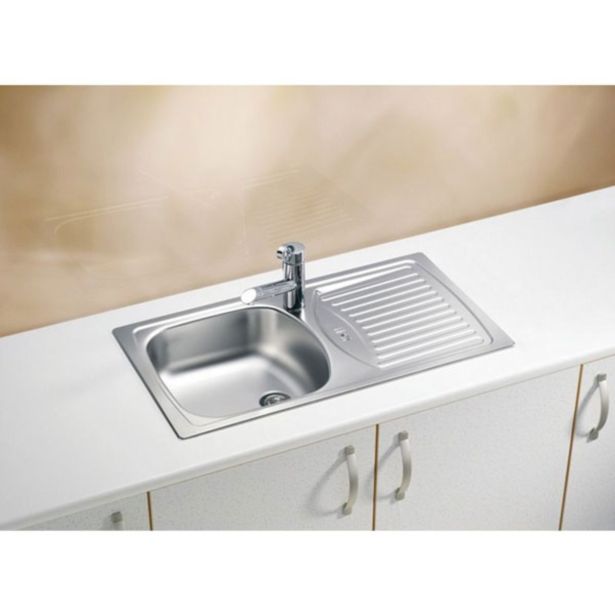 NERJAVNO POMIVALNO KORITO ALVEUS BASIC 150, LEINEN 780X450 MM LUX