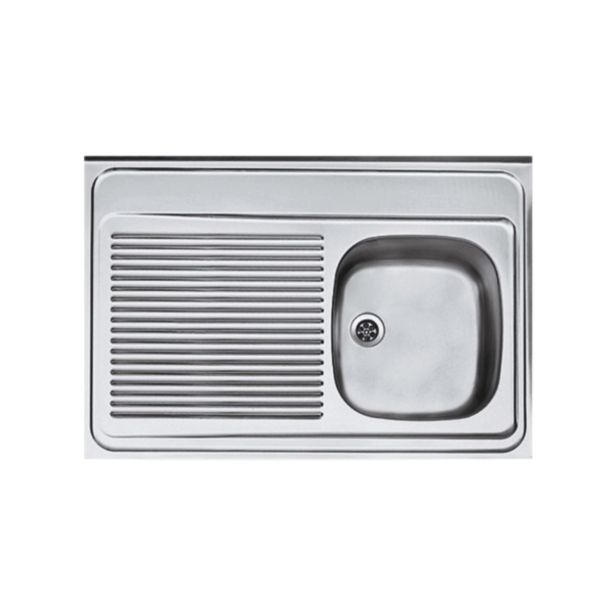 NERJAVNO POMIVALNO KORITO ALVEUS CLASSIC 50, NAT 900X600 MM DESNI