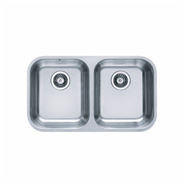 NERJAVNO POMIVALNO KORITO ALVEUS DUO 30, SATIN 752X440 MM