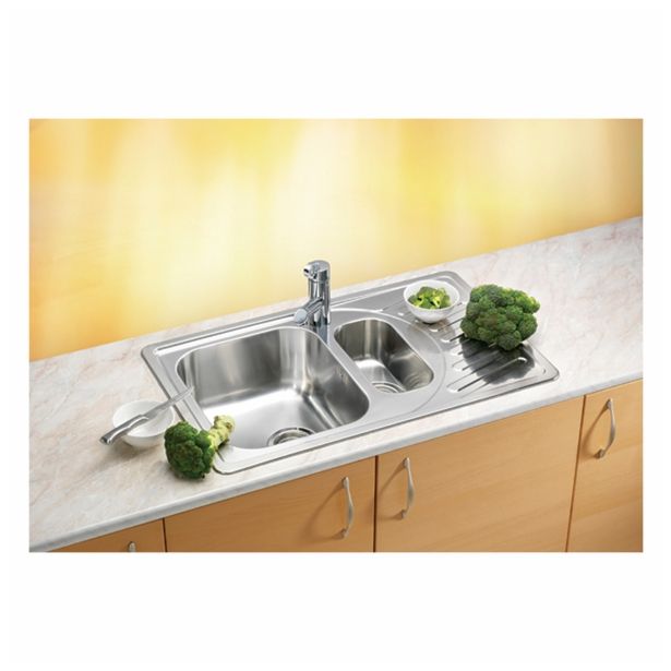 NERJAVNO POMIVALNO KORITO ALVEUS ELEGANT 110, SATIN 810X510 MM