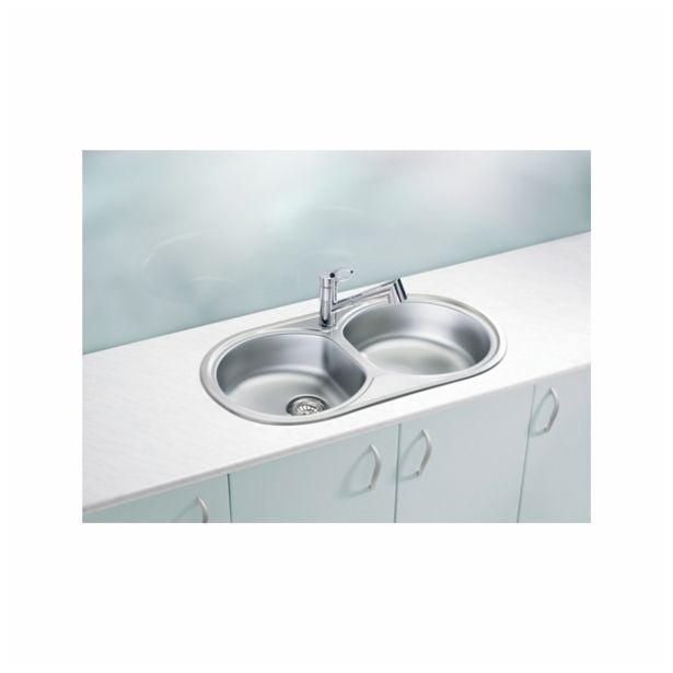 NERJAVNO POMIVALNO KORITO ALVEUS FORM 50, SATIN 832X437 MM