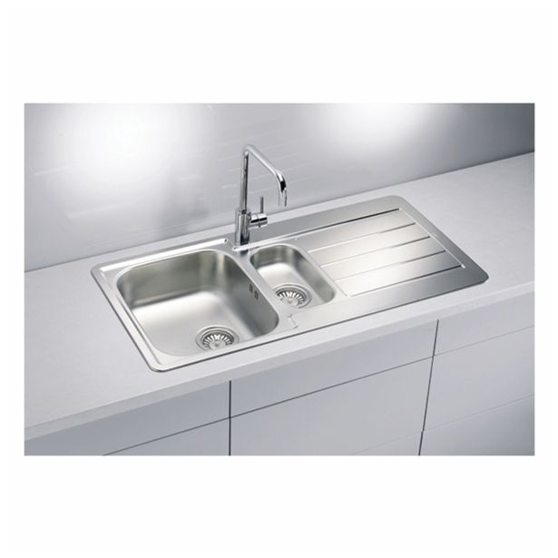 NERJAVNO POMIVALNO KORITO ALVEUS LINE 10, LEINEN 980X500 MM