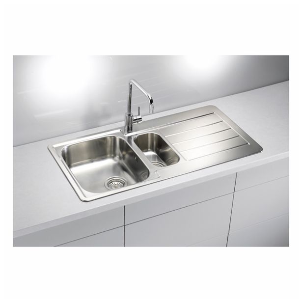 NERJAVNO POMIVALNO KORITO ALVEUS LINE 10, SATIN 980X500 MM