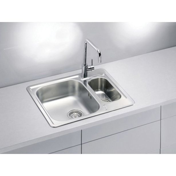 NERJAVNO POMIVALNO KORITO ALVEUS LINE 50, NAT 615X500 MM