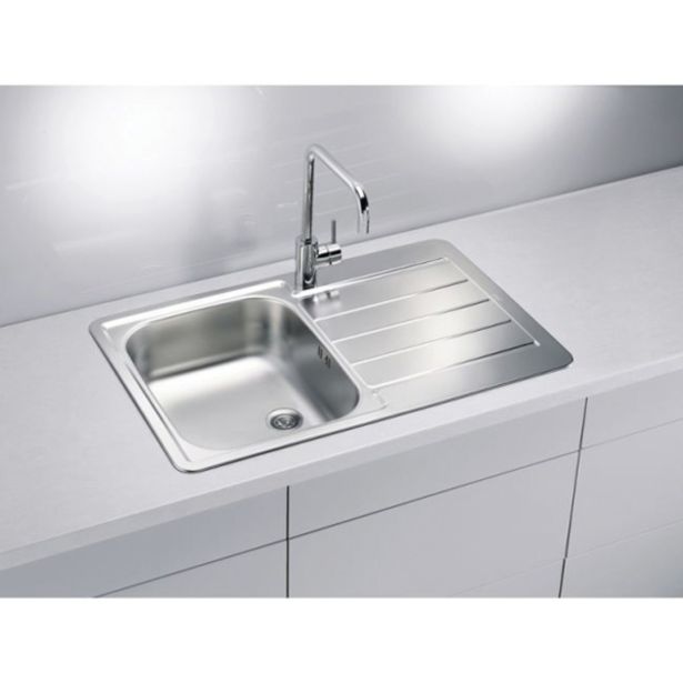 NERJAVNO POMIVALNO KORITO ALVEUS LINE 80, LEINEN 790X500 MM