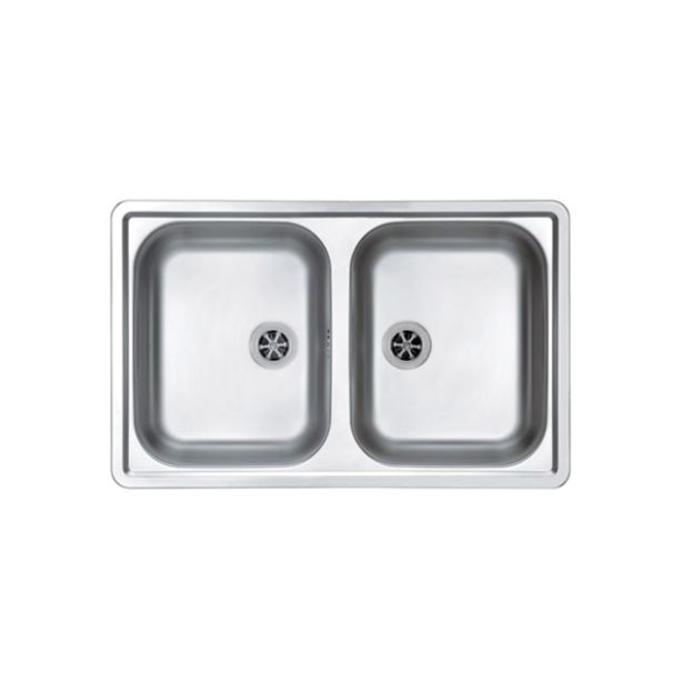 NERJAVNO POMIVALNO KORITO ALVEUS LINE 90, LEINEN 790X500 MM