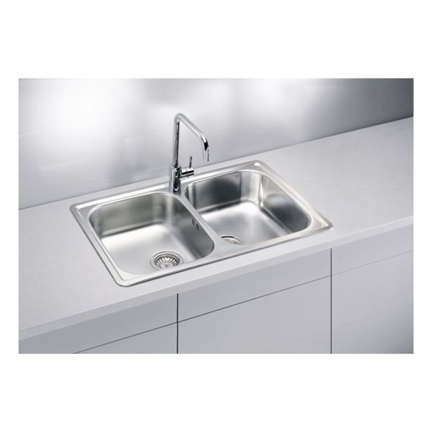 NERJAVNO POMIVALNO KORITO ALVEUS LINE 90, SATIN 790X500 MM