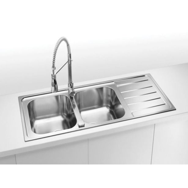 NERJAVNO POMIVALNO KORITO ALVEUS LINE MAXIM 100, SATIN 1165X505 MM FS