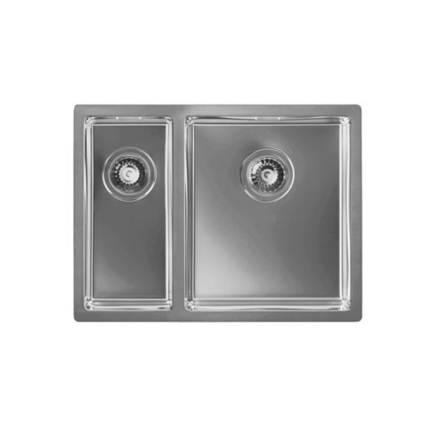 NERJAVNO POMIVALNO KORITO ALVEUS MONARCH QUADRIX 120 ANTHRACITE 581X436, DESNI