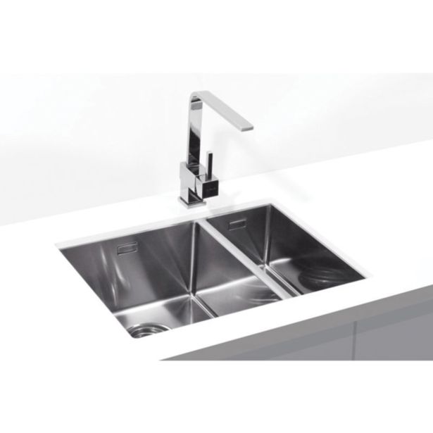 NERJAVNO POMIVALNO KORITO ALVEUS MONARCH QUADRIX 120 ANTHRACITE 581X436, DESNI