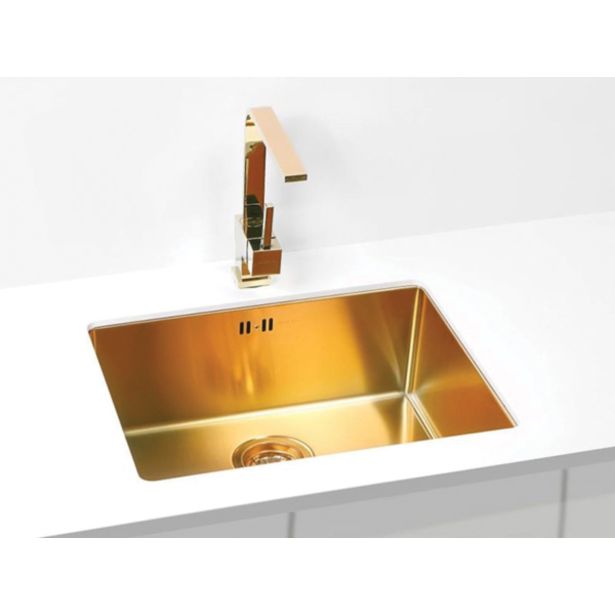 NERJAVNO POMIVALNO KORITO ALVEUS MONARCH QUADRIX 50,BRONZE 550X450 MM