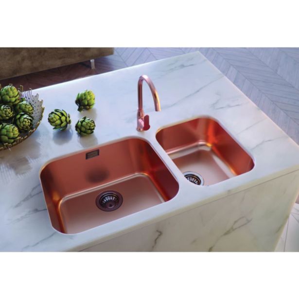 NERJAVNO POMIVALNO KORITO ALVEUS MONARCH VARIANT 10,COPPER 480X400 MM