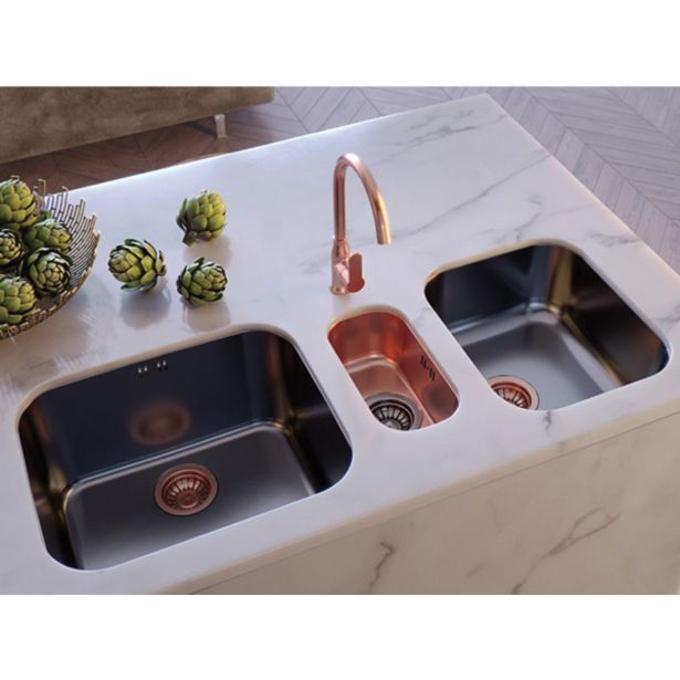 NERJAVNO POMIVALNO KORITO ALVEUS MONARCH VARIANT 110 COPPER 148X300 MM