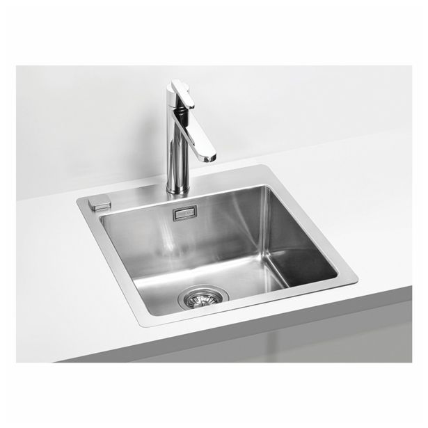 NERJAVNO POMIVALNO KORITO ALVEUS PURE 20, SATIN 465X525 MM