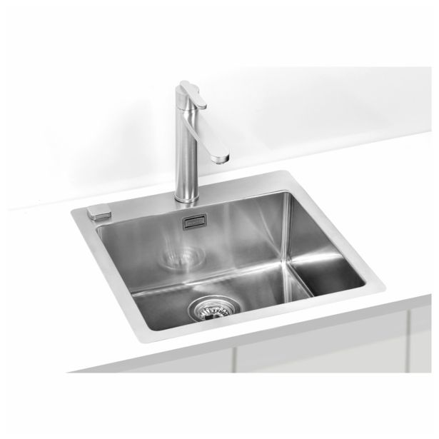 NERJAVNO POMIVALNO KORITO ALVEUS PURE 30, SATIN 515X525 MM