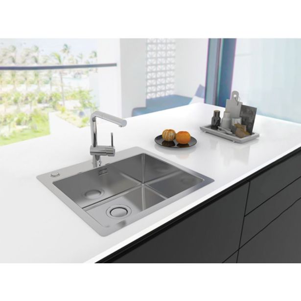 NERJAVNO POMIVALNO KORITO ALVEUS PURE UP 70, SATIN 565X525 MM