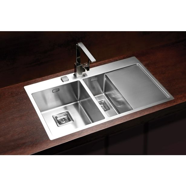 NERJAVNO POMIVALNO KORITO ALVEUS STYLUX 60, SATIN 860X510 MM DESNI