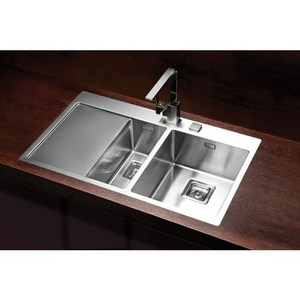 NERJAVNO POMIVALNO KORITO ALVEUS STYLUX 60, SATIN 860X510 MM DESNI