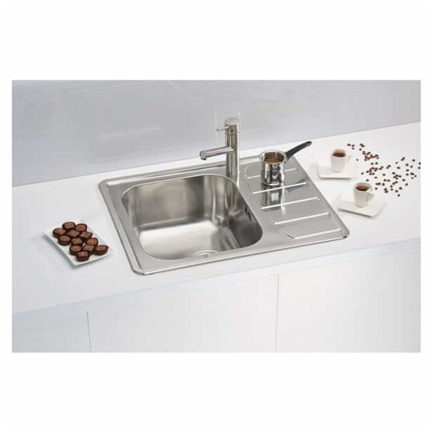 NERJAVNO POMIVALNO KORITO ALVEUS ZOOM MAXIM 10, SATIN 615X500 MM