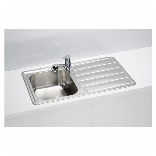 NERJAVNO POMIVALNO KORITO ALVEUS ZOOM MAXIM 30, SATIN 860X500 MM