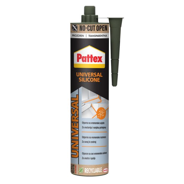 NEVTRALNI SILIKON HENKEL ACC PATTEX UNIVERZALN PRO TRANSPAENT 280 ML