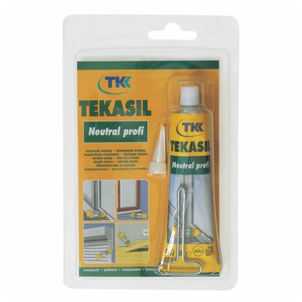 NEVTRALNI SILIKON TEKASIL PROFI TRANSPARENT 60 ML
