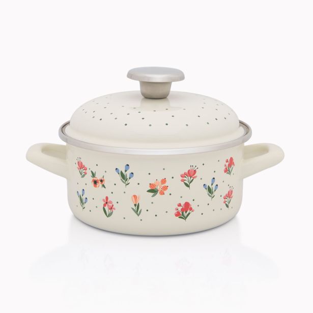 NIZKA KOZICA 16 CM/1,5 L, CVETLIČNE RADOSTI