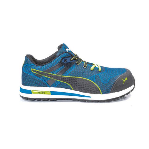 NIZKI DELOVNI ČEVLJI PUMA BLAZE KNIT LOW ŠT.39 S1P HRO SRC, MODER