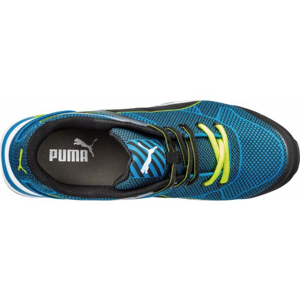 NIZKI DELOVNI ČEVLJI PUMA BLAZE KNIT LOW ŠT.44 S1P HRO SRC, MODER