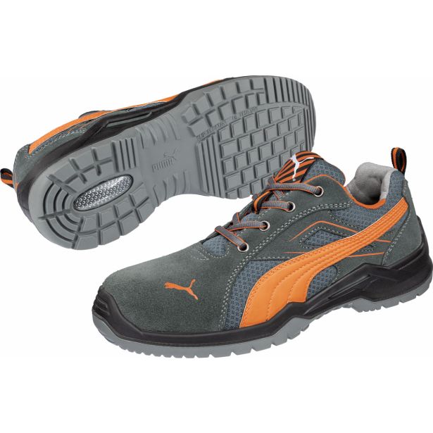 NIZKI DELOVNI ČEVLJI PUMA OMNI ORANGE LOW ŠT.44 S1P SRC