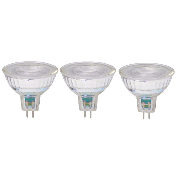 NIZKONAPETOST.LED ŽARNICA CASAYA 3 KOSI REFL. MR16 4.3W 38 350LM 3000K