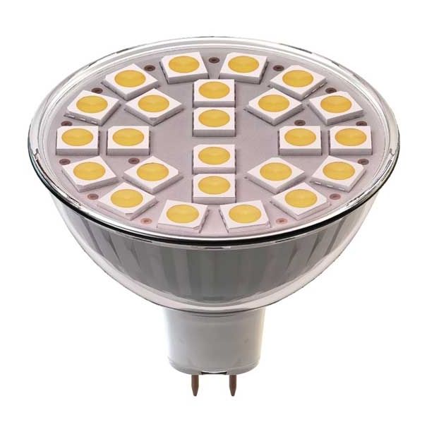 NIZKONAPETOST.LED ŽARNICA EMOS 24LED 5050 4W MR16 NW 12V GU5.3