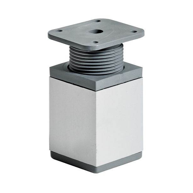 REGULACIJSKA NOGICA ZA POHIŠTVO HETTICH DIY JEKLENA 60-75XFI 40 MM, IZGLED ALUMINIJ