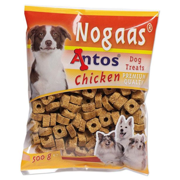 PRIBOLJŠEK ZA PSA ANTOS NOGAAS MEHKI PRIBOLJŠKI ZA PSE PIŠČANEC 500 G