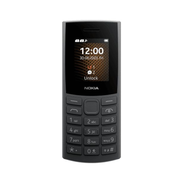 NOKIA 105 TA-1691 (2024) 2ND GEN. TELEFON NA TIPKE DUAL SIM 4G - ČRNA
