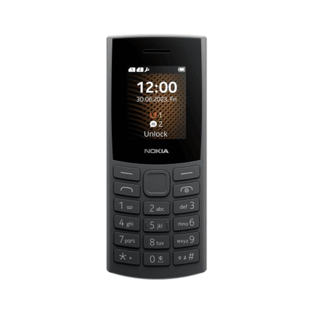 NOKIA 105 TA-1691 (2024) 2ND GEN. TELEFON NA TIPKE DUAL SIM 4G - ČRNA