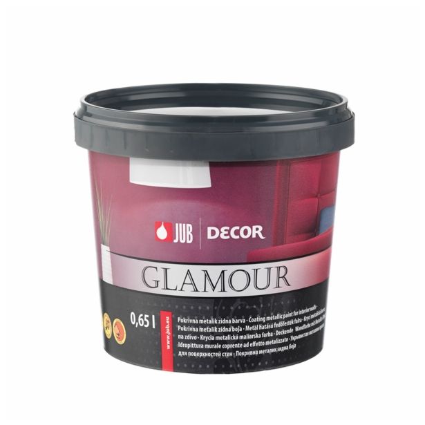 NOTRANJA DEKORATIVNA BARVA JUB DECOR GLAMOUR 0.65 L