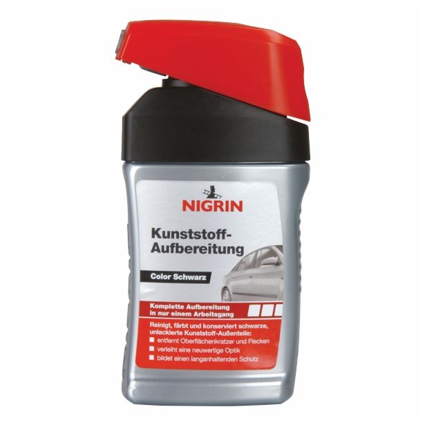 NOTRANJA AVTOKOZMETIKA NIGRIN ČISTILO ZA PLASTIKO BARVA ČRNA 300ML