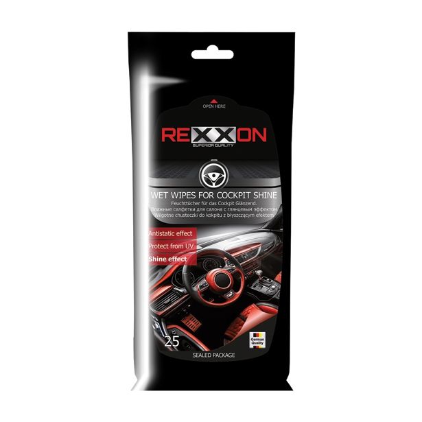 NOTRANJA AVTOKOZMETIKA REXXON KRPICE ZA PLASTIKO SIJAJ