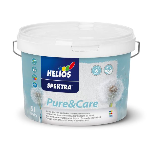 NOTRANJA ZIDNA BARVA HELIOS SPEKTRA PURE&CARE B1 5 L