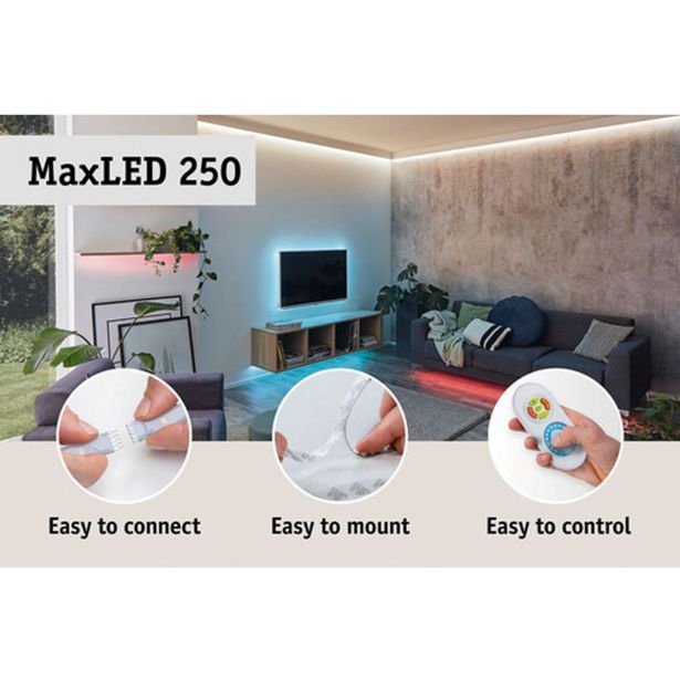 NOTRANJI LED TRAK PAULMANN MAXLED 250 SET 1.5M CW 6W BASIC SET 230/24V DC IP44