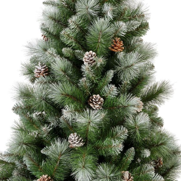 NOVOLETNA JELKA 150 CM LEDENA S STORŽI NORWICH PINE