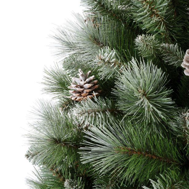 NOVOLETNA JELKA 150 CM LEDENA S STORŽI NORWICH PINE