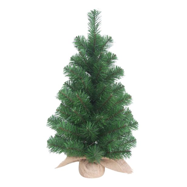 NOVOLETNA JELKA 60 CM ZELENA/JUTA CANADIAN MINI