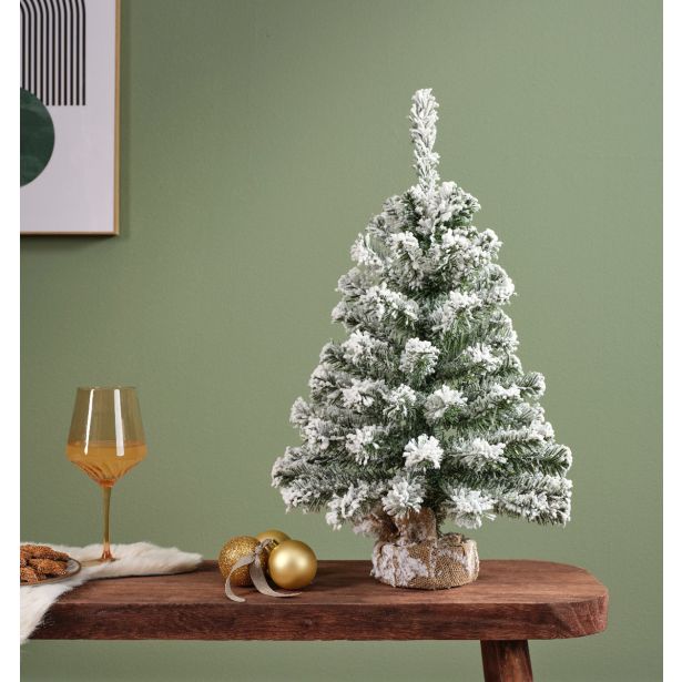 NOVOLETNA JELKA DECORIS 45 CM, ZASNEŽENA IMPERIAL MINI
